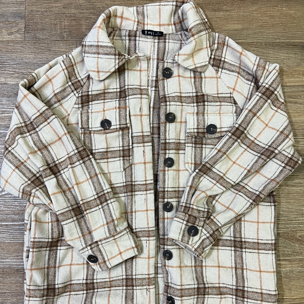 Plaid Oversized Shacket